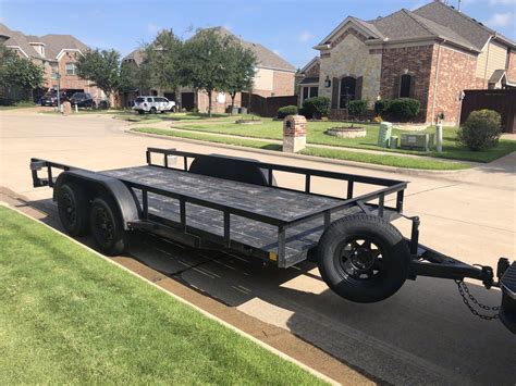 16 ft flatbed trailer rental